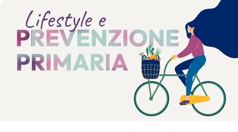 Illustrazione che rappresenta le principali strategie di prevenzione primaria del tumore al seno