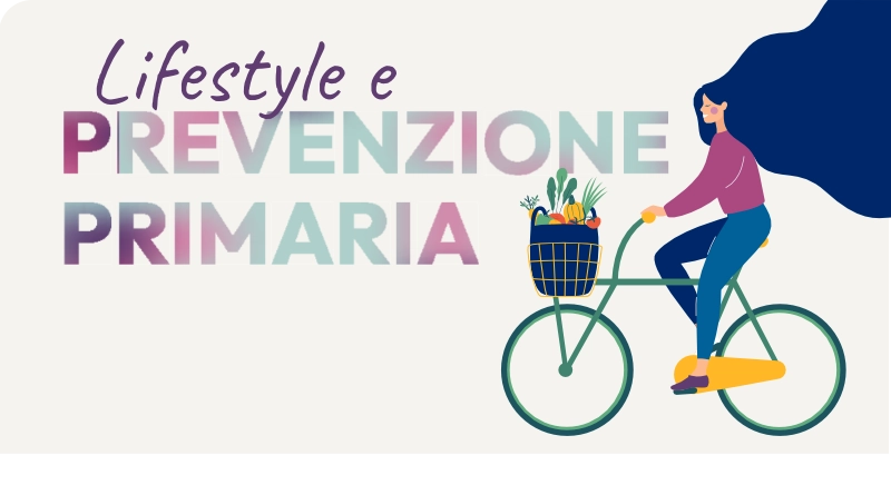 Illustrazione che rappresenta le principali strategie di prevenzione primaria del tumore al seno